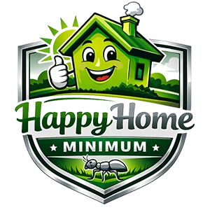 Mini Happy Home pest protection program badge